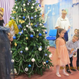 Новогодний праздник в средней группе